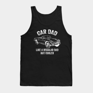 Car Dad Definition Funny Garage Car Mechanic Tank Top